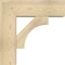 Ekena Millwork Westlake Block Rough Sawn Bracket w/ Offset Brace, Douglas Fir, 8"W x 24"D x 24"H BKT0806X24X24WTL05RDF - alternate 4